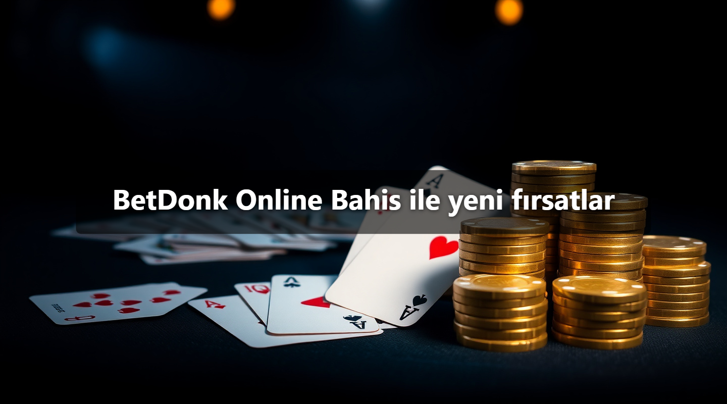 BetDonk Online Bahis ile yeni fırsatlar