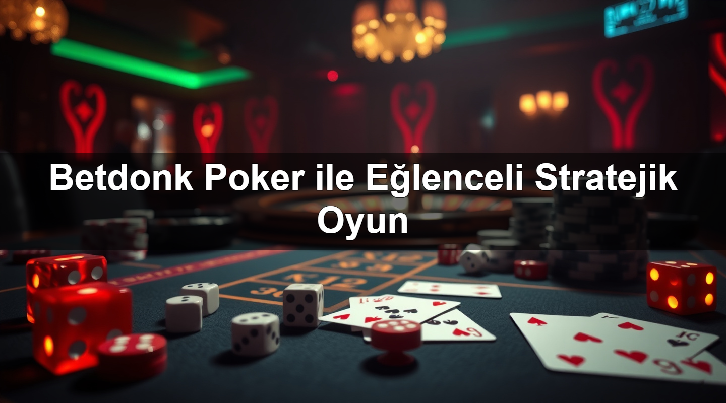 betdonk poker ile e lenceli stratejik oyun 1783293571383